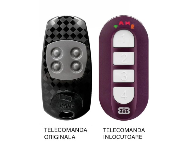 Telecomanda poarta garaj Came ATO4EV 4 Butoane/ cod saritor/ 433.92Mhz (603)
