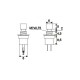 Buton 1 circuit 1.5A 250V OFF-(ON) fara retinere negru Buton 1 circuit 1.5A 250V OFF-(ON) fara retinere negru