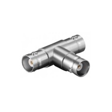 Adaptor BNC la 2x BNC mama T contacte aurite Goobay
