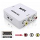 Convertor audio/video de la HDMI 1080P la 3x RCA audio/video Convertor audio/video de la HDMI 1080P la 3x RCA audio/video