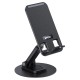 Suport birou rotativ 360 grade pentru telefon negru BWOO ZJ132