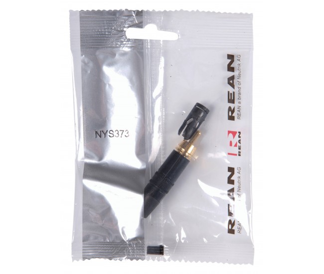 Conector phono aurit negru Neutrik Conector phono aurit negru Neutrik