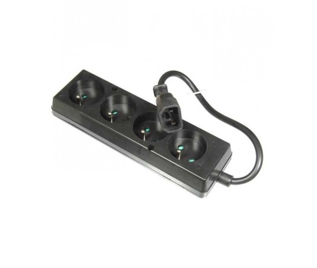 Cablu alimentare adaptor de la UPS IEC C14 la 4x cupla schuko 0.3m JONEX Cablu alimentare adaptor de la UPS IEC C14 la 4x cupla schuko 0.3m JONEX