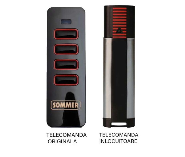 Telecomanda poarta garaj de 2 si 4 canale cod saritor 433.92MHz Sommer Pearl compatibila cu originalul (850) Telecomanda poarta garaj de 2 si 4 canale cod saritor 433.92MHz Sommer Pearl compatibila cu originalul (850)