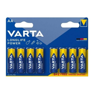 Baterii R6 AA Alkaline Longlife Power Varta 8buc/blister