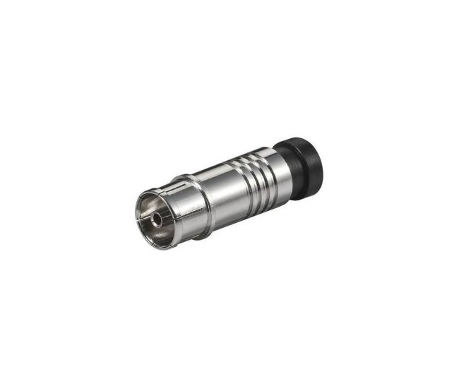 Mufa coaxial mama compresie 7mm Goobay Mufa coaxial mama compresie 7mm Goobay