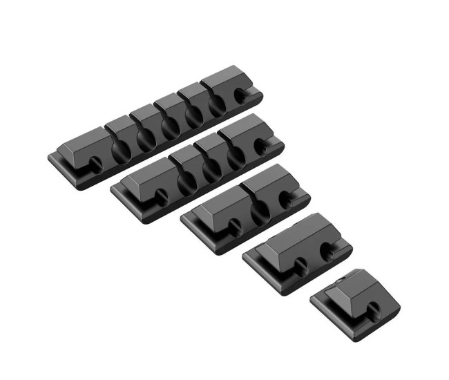 Set organizator de cabluri Well autoadeziv 5 dimensiuni 5buc negru ORG-CABLE-S0105BK-WL Set organizator de cabluri Well autoadeziv 5 dimensiuni 5buc negru ORG-CABLE-S0105BK-WL
