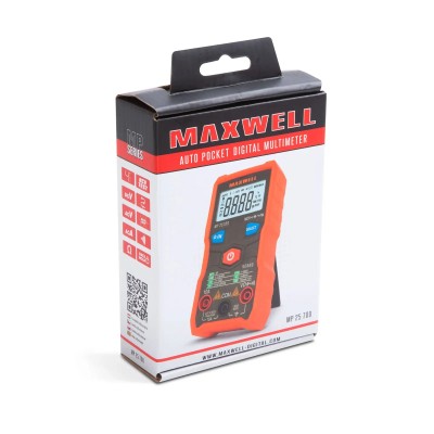 Multimetru automat MAXWELL 25700 detectie tensiune fara contact /display mare /2x AAA Multimetru automat MAXWELL 25700 detectie tensiune fara contact /display mare /2x AAA