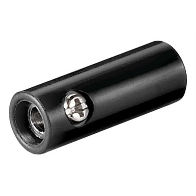 Mufa banana mama 4mm din plastic negru Goobay 11378 Mufa banana mama 4mm din plastic negru Goobay 11378