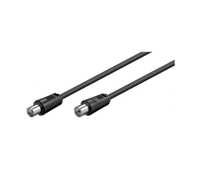 Cablu COAXIAL TV antena 70DB Dublu ecranat mama-tata 0.5m 11509 Goobay Cablu COAXIAL TV antena 70DB Dublu ecranat mama-tata 0.5m 11509 Goobay