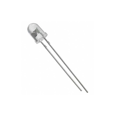 LED 5mm alb rece 2.8-4V 60 parte frontala convex OPTOSUPPLY OSPW5161A-OP