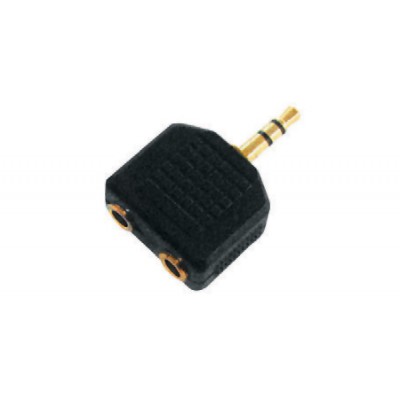 Adaptor stereo Jack 3.5 mm la 2x 3.5 mm mama