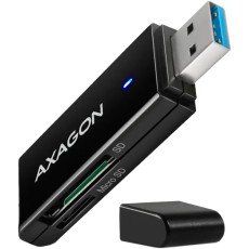 Cititor carduri AXAGON CRE-S2N USB 3.2 tip-A slim la SD /microSD