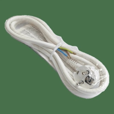 Cordon alimentare Schuko - fire libere 2m alb 16A 3500W 3x1.5mm2 cupru 3G1.5 Wconn CA15A02 Cordon alimentare Schuko - fire libere 2m alb 16A 3500W 3x1.5mm2 cupru 3G1.5 Wconn CA15A02
