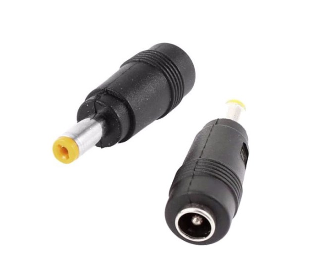 Adaptor DC 5.5x2.5 mm mama la 4.0x1.6 mm tata Adaptor DC 5.5x2.5 mm mama la 4.0x1.6 mm tata