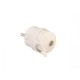Mufa tata Stecher Schuko cu inel de prindere iesire dreapta alb 250V 16A Well Mufa tata Stecher Schuko cu inel de prindere iesire dreapta alb 250V 16A Well