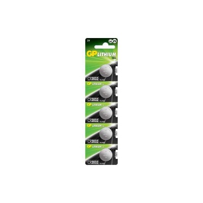 Baterii buton litiu GP CR2032 3V 220mAh 20x3.2mm 5buc/blister