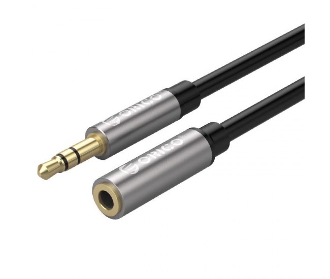 Cablu extensie 2m Jack 3.5 mm mama-tata Orico AN-MF1-20 Cablu extensie 2m Jack 3.5 mm mama-tata Orico AN-MF1-20