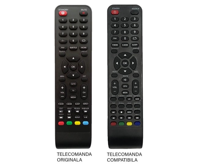 Telecomanda inlocuitoare compatibila TV Utok U24HD3 (176-1)