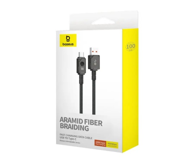 Cablu alimentare /date 100W USB - USB-C 1m Fast Charge Baseus P10355801111-00