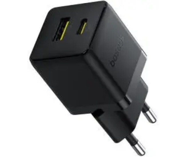 Incarcator retea Baseus Palm P1011160A113-00 Quick Charge 30W 1x USB Type-C 1x USB Incarcator retea Baseus Palm P1011160A113-00 Quick Charge 30W 1x USB Type-C 1x USB