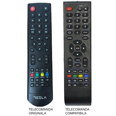 Telecomanda TV Tesla 32C315SH compatibil cu originalul (133-1)