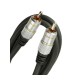 Cablu RCA mufa tata x1 din ambele parti 1.8m aurit negru PROLINK TCV3010-1.8 Cablu RCA mufa tata x1 din ambele parti 1.8m aurit negru PROLINK TCV3010-1.8