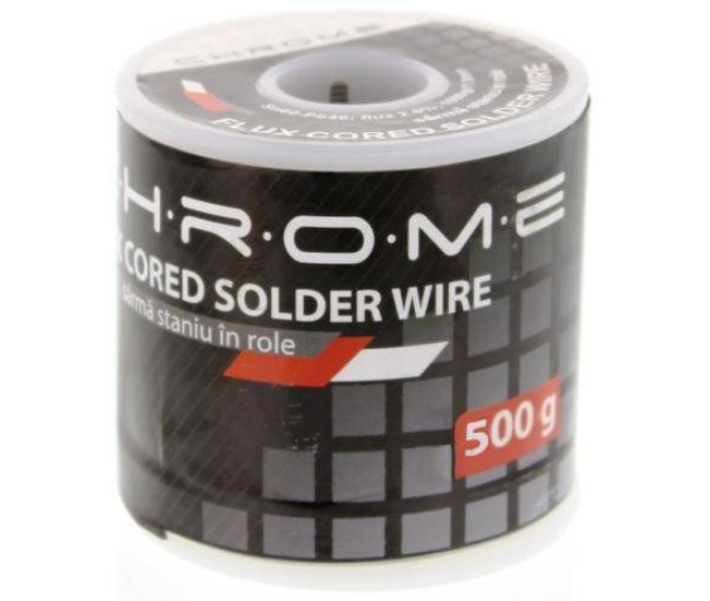 Fludor 500gr 1mm Sn60 Pb40 flux 2% Chrome Fludor 500gr 1mm Sn60 Pb40 flux 2% Chrome