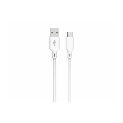 Cablu USB 2.0 A tata - USB type C 1m 3A alb Well CABLE-USB/USBC-1WE06-WL