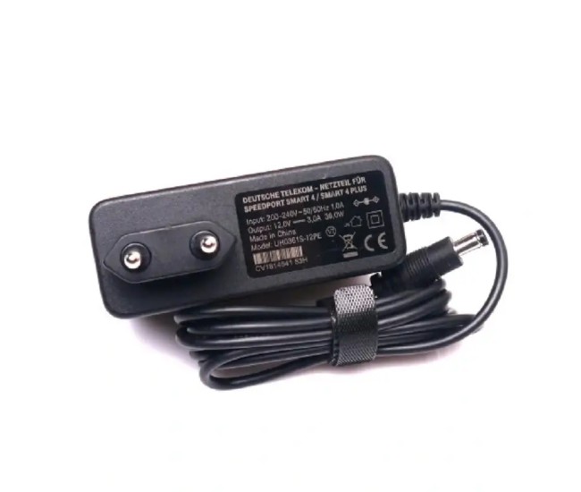 Alimentator SMPS 230V - 12V 2A conector 5.5x2.5 mm pentru camere supraveghere si case de marcat 