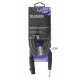 Cablu audio mono XLR 3 pini mama - Jack 6.35 mm tata 3m gri Sweex Cablu audio mono XLR 3 pini mama - Jack 6.35 mm tata 3m gri Sweex