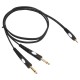 Cablu JACK 3.5 mm STEREO tata - 2x JACK 6.35 mm MONO 3m negru BST PRO Cablu JACK 3.5 mm STEREO tata - 2x JACK 6.35 mm MONO 3m negru BST PRO