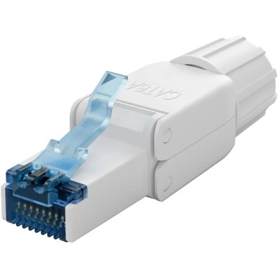 Conector RJ45 CAT6A UTP asamblare rapida fara unelte AWG24-22 Goobay 65941