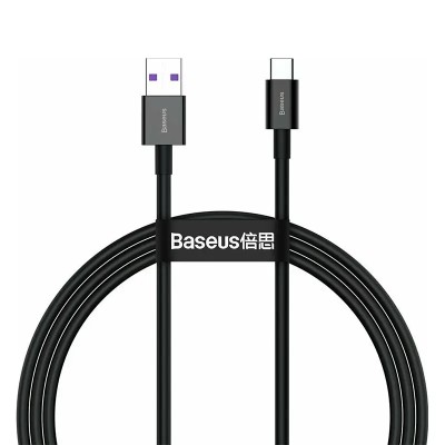 Cablu Baseus CATYS-B01 USB - Tip C 1m 100W 6A PD2.0 negru Cablu Baseus CATYS-B01 USB - Tip C 1m 100W 6A PD2.0 negru