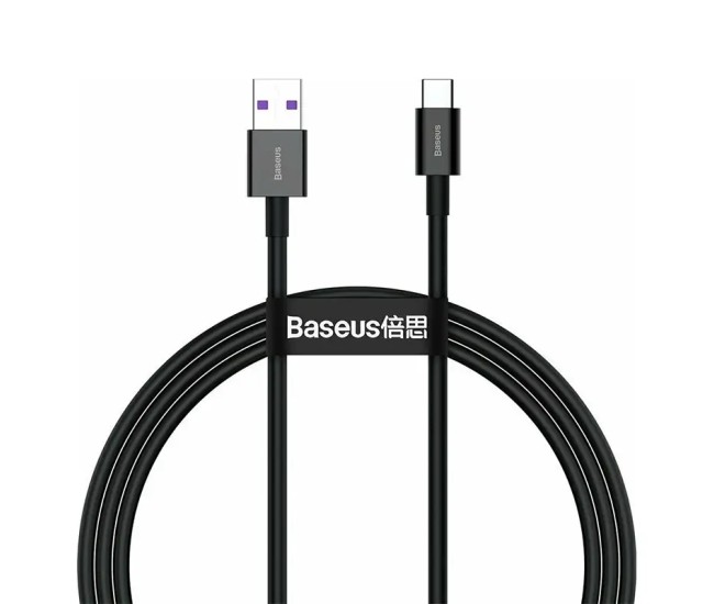 Cablu Baseus CATYS-B01 USB - Tip C 1m 100W 6A PD2.0 negru Cablu Baseus CATYS-B01 USB - Tip C 1m 100W 6A PD2.0 negru