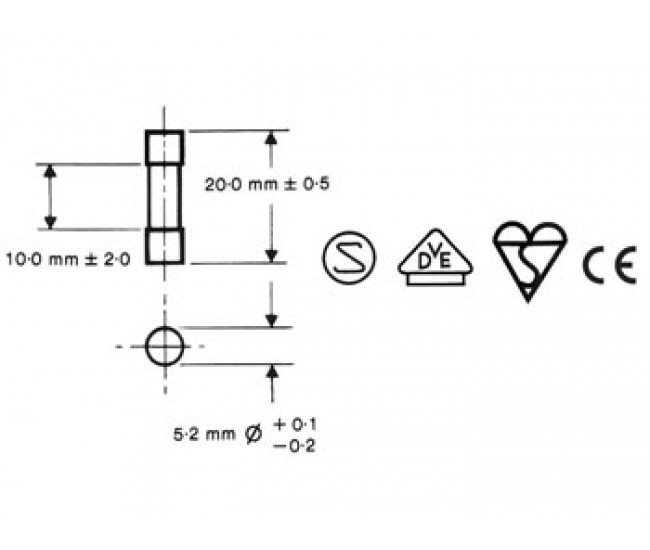 Sigurante fuzibile rapide sticla 5x20mm 2.5A 10buc VELLEMAN Sigurante fuzibile rapide sticla 5x20mm 2.5A 10buc VELLEMAN