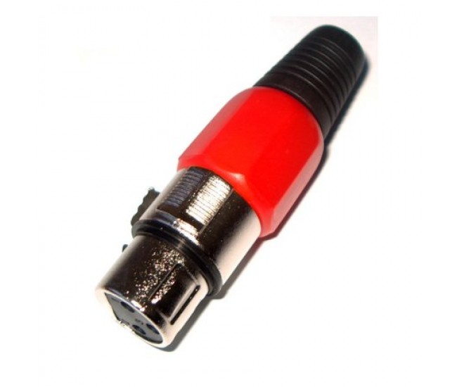 Mufa XLR mama rosu Mufa XLR mama rosu