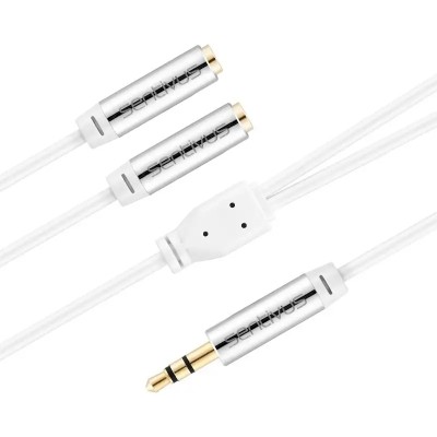 Cablu audio stereo SENTIVUS 1m Jack 3.5 mm tata - 2x 3.5 mm mama SE-AU101-010 Cablu audio stereo SENTIVUS 1m Jack 3.5 mm tata - 2x 3.5 mm mama SE-AU101-010