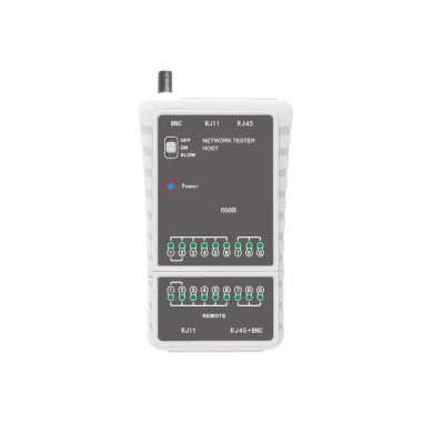 Tester MastFUYI FY668B pentru cablu retea RJ45 /telefonie RJ11 /BNC