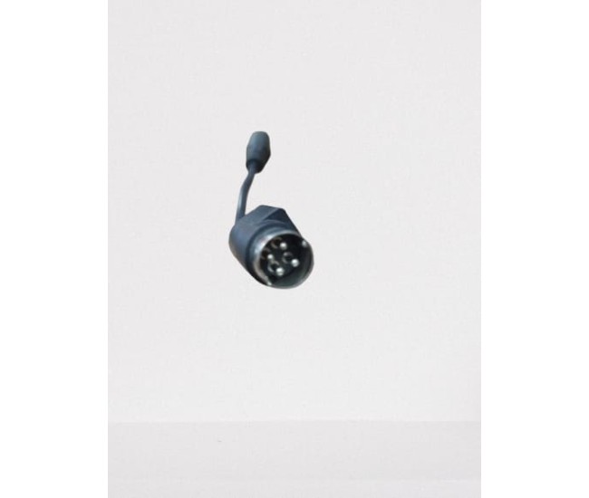 Adaptor alimentare cu cablu intrare mama 2.1x5.5 mm la mufa tata 4 pini rotunda Adaptor alimentare cu cablu intrare mama 2.1x5.5 mm la mufa tata 4 pini rotunda