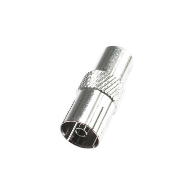 Mufa mama coaxiala metal se poate infileta direct pe cablu RG6 HOME