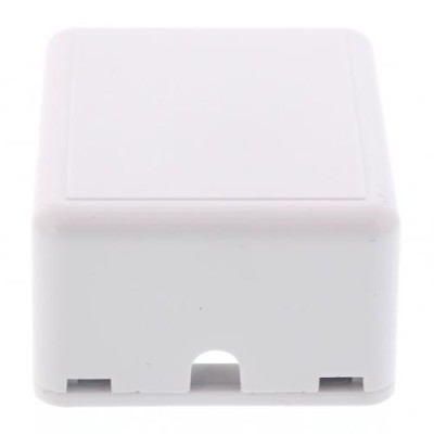 Priza de perete fara Keystone 1-port alba Well Priza de perete fara Keystone 1-port alba Well