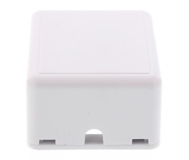 Priza de perete fara Keystone 1-port alba Well Priza de perete fara Keystone 1-port alba Well