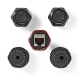 Adaptor cuplaj de exterior Cat6 RJ45 mama-mama FTP Nedis CCGB89850BK Adaptor cuplaj de exterior Cat6 RJ45 mama-mama FTP Nedis CCGB89850BK