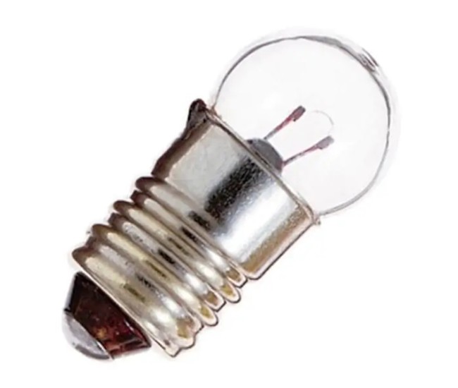 Bec lanterna cu filet dulie E10 glob 2.2V (554)