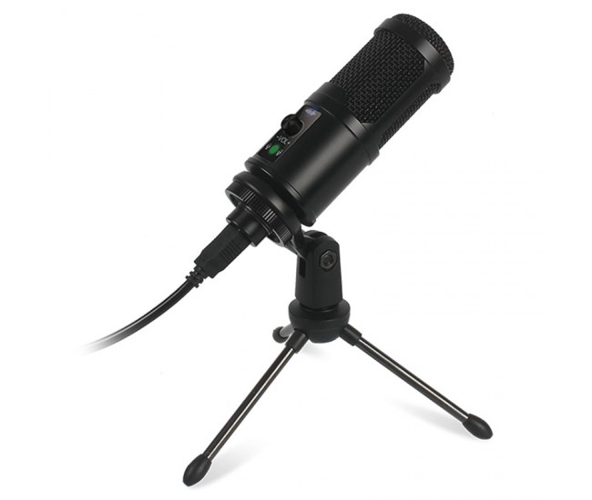 Microfon cardioid gaming cu trepied VARR VGMTB2 Microfon cardioid gaming cu trepied VARR VGMTB2