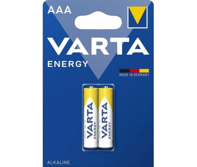 Set baterii alcaline R3 AAA 2buc/blister Energy Varta 4103/E/2B Set baterii alcaline R3 AAA 2buc/blister Energy Varta 4103/E/2B