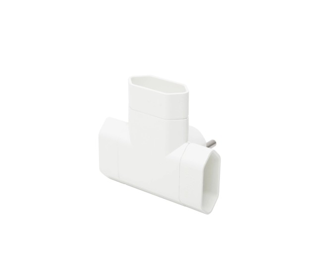 Soclu EURO x3 distribuitor T alb montare incastrata Home TPF3E