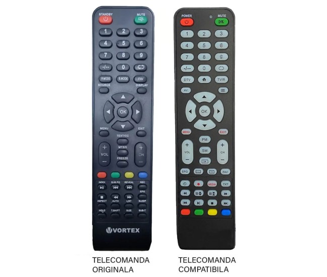 Telecomanda inlocuitoare compatibila pentru TV DenisNetwork 2.0 (672)