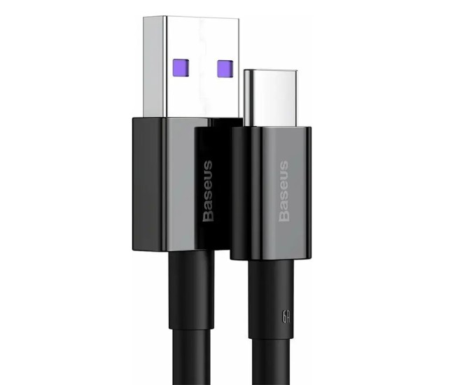 Cablu Baseus CATYS-B01 USB - Tip C 1m 100W 6A PD2.0 negru Cablu Baseus CATYS-B01 USB - Tip C 1m 100W 6A PD2.0 negru